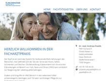 Tablet Screenshot of hno-sargans.ch